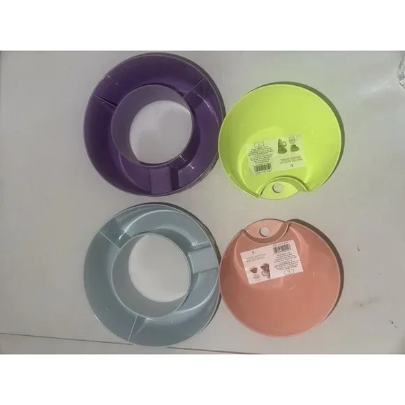 Water Bottle Snack Bowls For Tumbler Accessory Fits 40oz Stanley 4pc Set - Picture 3 of 13